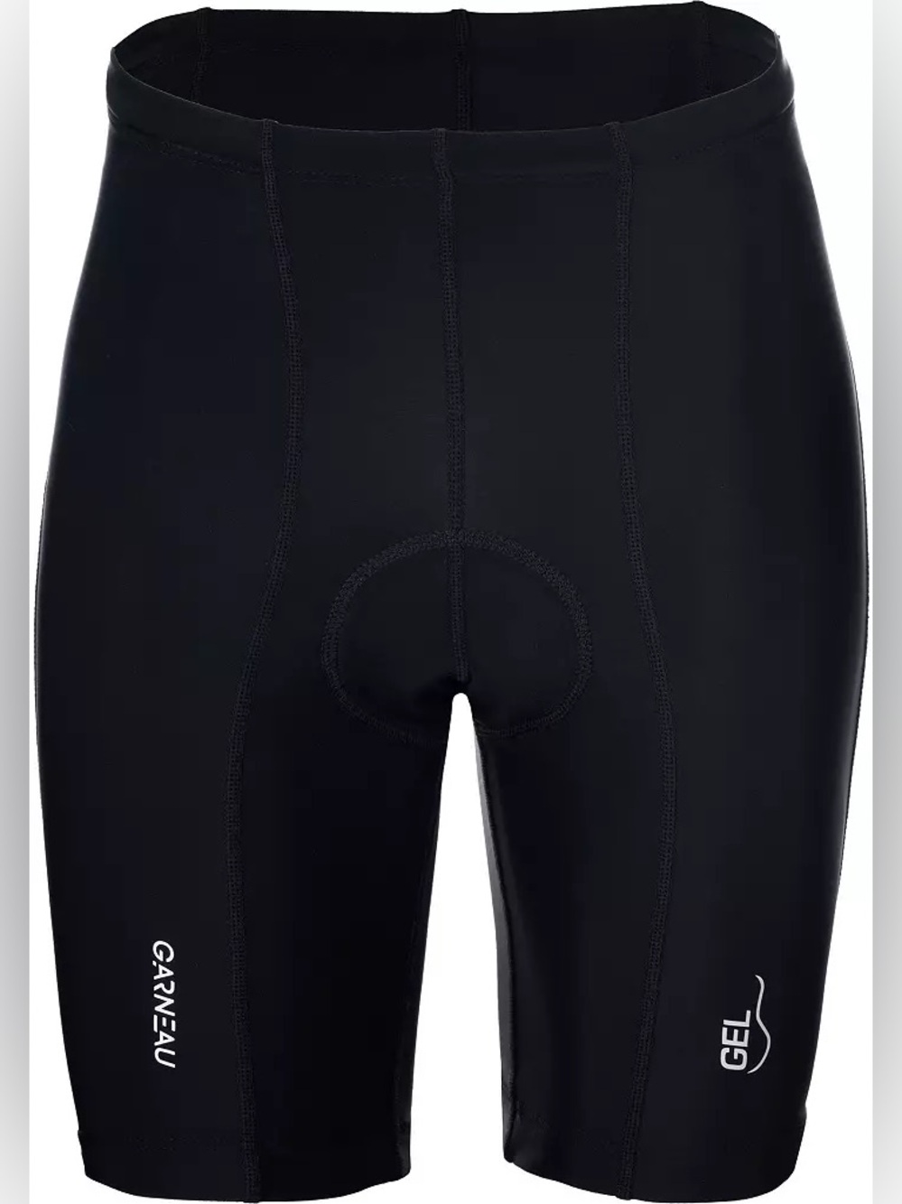 Louis Garneau Men's Black Gel-Padded Athletic Cycling Shorts